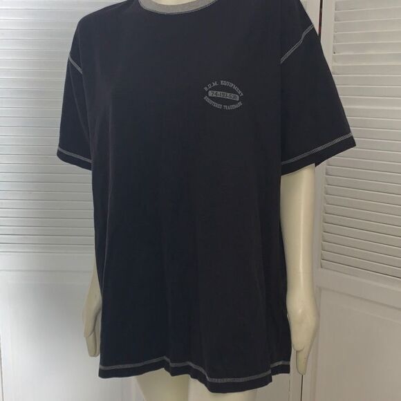 Vintage Black Oversized Streetwear Bum Equipment XL - Picture 1 of 14